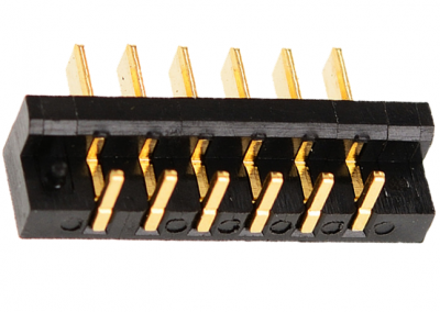 LM-T6-11-25   6P刀片连接器卧式间距2.5  侧压6PIN笔记本连接器  刀片6P电池连接器侧插